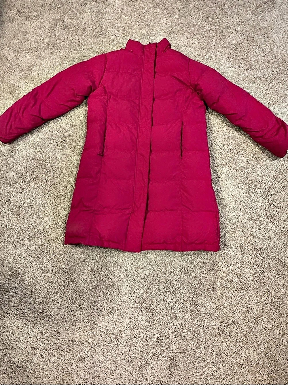 L.L.Bean Pink Puffer Coat Size Medium